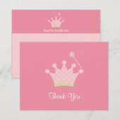 プリンセスへの感謝のメッセージカード ノートカード (正面/裏面)