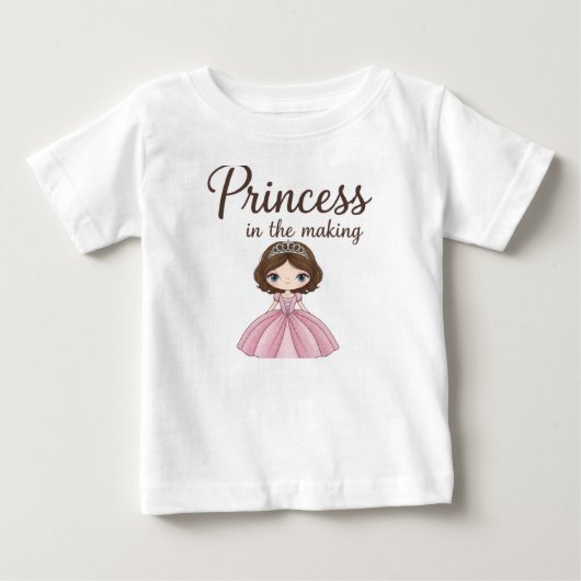 プリンセスへの道 - ベビーTシャツ (正面)