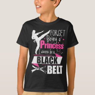 プリンセスより黒帯になりたい - Tシャツ