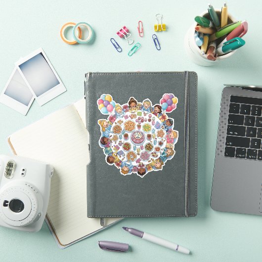 プリンセスをテーマにした衣装パーティー シール (iPadカバー)