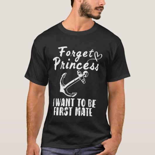 プリンセスを忘れて一番手になりたい Tシャツ (正面)