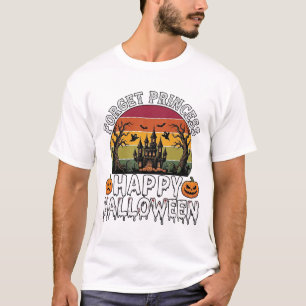 プリンセスを忘れて ハッピー ハロウィン お化け屋敷 パンプキンパンプ Tシャツ