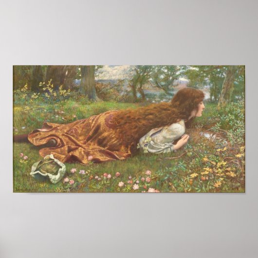プリンセスアウト・オブ・スクール(Edward Robert Hughes) ポスター (正面)