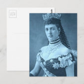 プリンセスアレクサンドラ・オブ・デンマーク・イン・ブルー ポストカード (正面/裏面)