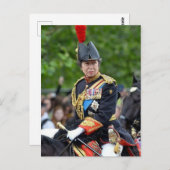 プリンセスアン金ゴールドスティックスインウェイティングアットコロネーション ポストカード (正面/裏面)