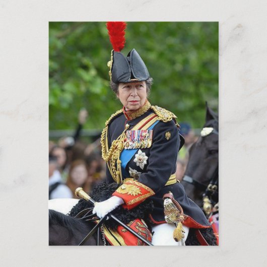 プリンセスアン金ゴールドスティックスインウェイティングアットコロネーション ポストカード (正面)