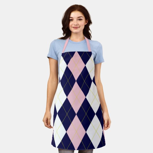 プリンセスアーガイル エプロン (着用した状態)