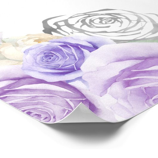 プリンセスインほこりっぽいパープルドレスキンセアニェラへようこそ ポスター (角)