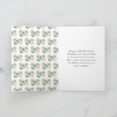 プリンセスインセージグリーンドレス誕生日キンセアニェラ カード (内部)