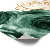 プリンセスインダークグリーンドレスSweet sixteen歓迎 ポスター