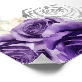 プリンセスインダークパープルドレスキンセアニェラウェルカム ポスター (角)