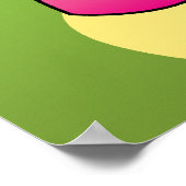 プリンセスインピンクキッズルームデコールポスター ポスター (角)