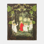 プリンセスインフォレストシビッレフォンオルファース フリースブランケット (正面)