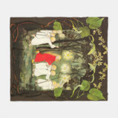 プリンセスインフォレストシビッレフォンオルファース フリースブランケット (正面(横))