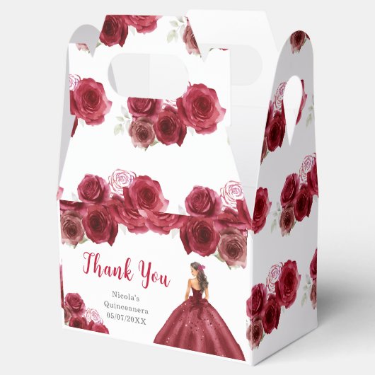 プリンセスインレッドドレスキンセアニェラサンキューユー フェイバーボックス (オープン)