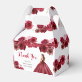 プリンセスインレッドドレスキンセアニェラサンキューユー フェイバーボックス (正面サイド)