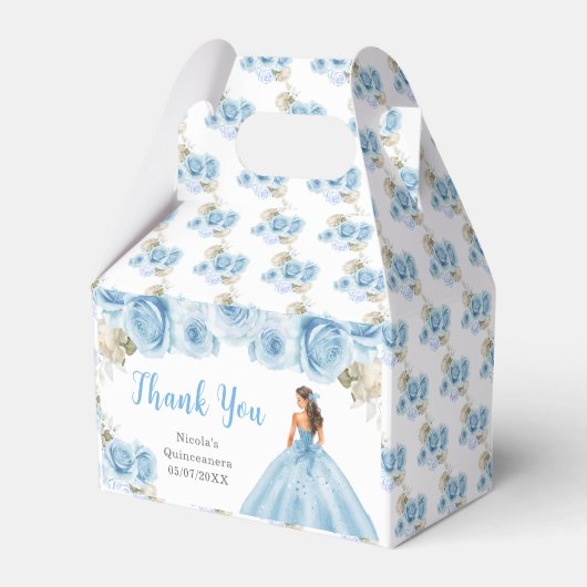 プリンセスイン青いドレスキンセアニェラありがとう フェイバーボックス (正面サイド)