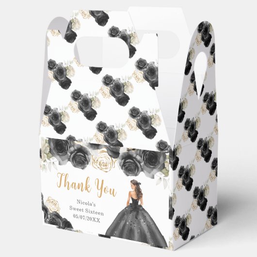 プリンセスイン黒ドレスSweet sixteenありがとう フェイバーボックス (オープン)