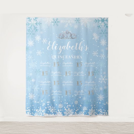 プリンセスウィンターキンセアニラ写真館 タペストリー (正面)