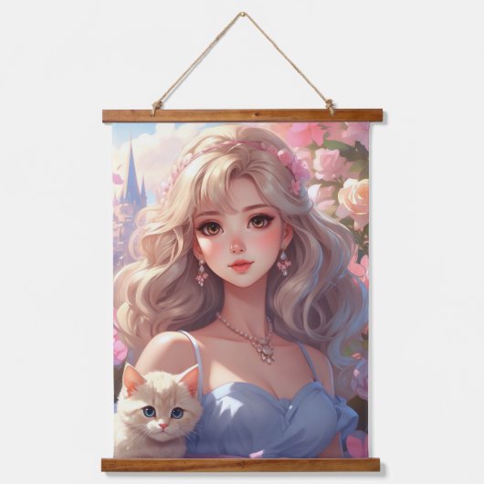 プリンセスウッドトップウォールタペストリー 吊り下げ型タペストリー (正面)