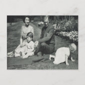 プリンセスエリザベスと家族1951 ポストカード (正面)