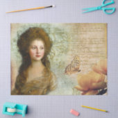 プリンセスエリザベスと花と蝶 薄葉紙 (クラフト)