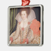 プリンセスエリザベスのジェームスI 1612年の娘 メタルオーナメント (左)
