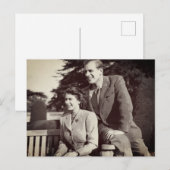 プリンセスエリザベス二王子フィリップ ポストカード (正面/裏面)