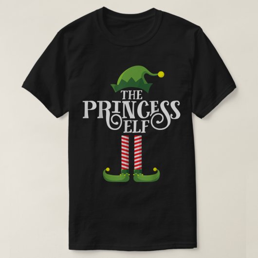 プリンセスエルフのクリスマスデザイン Tシャツ (デザイン正面)
