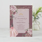 プリンセスエレガントフローラキンセアニラ招待状 招待状 (スタンド正面)