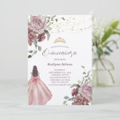 プリンセスエレガントフローラキンセアニラ招待状 招待状 (スタンド正面)