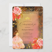 プリンセスエレガント秋フローラキンセアニラ 招待状 (正面)