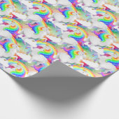 プリンセスオブザフォレストレインボースターバストユニコーン ラッピングペーパー (角)