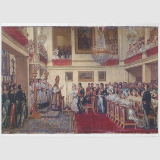 プリンセスオリ結婚ンズエフェメラデコパージュ 薄葉紙 (正面)