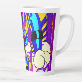 プリンセスオンProwl - Ken Gage Art カフェラテマグ