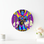 プリンセスオンProwl - Ken Gage Art ラージ壁時計 (ホーム)