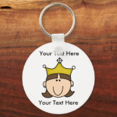 プリンセスカスタムブラウンキーチェーン キーホルダー (正面)