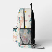 プリンセスカスタムユニコーン プリントバックパック (右)