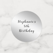 プリンセスガウン金ゴールドグリッターとカスタム写真 コンフェッティ (スモール正面)