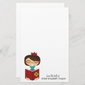 プリンセスガーリー虫文房具 便箋 (正面/裏面)