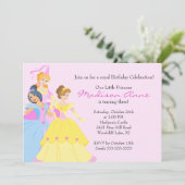 プリンセスガールズバーかわいらしスデーパーティー招待状 招待状 (スタンド正面)