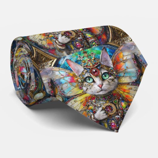 プリンセスキティ猫の蝶の羽の旅団 ネクタイ (ロール)