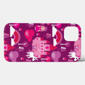 プリンセスキャッスルとユニコーン虹 Case-Mate iPhoneケース (裏面 (横))