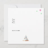 プリンセスキャッスルエンチャント誕生日招待状 招待状 (裏面)