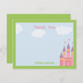 プリンセスキャッスルサンキューカード サンキューカード (正面/裏面)