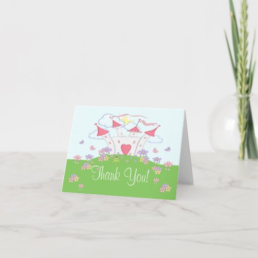 プリンセスキャッスルサンキューフォールドカード サンキューカード (正面)