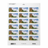 プリンセスキャッスルハーシーミニチュアキャンディラッパー ラベル (フルシート)