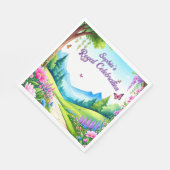 プリンセスキャッスルバースデーパーティナプキンス スタンダードランチョンナプキン (角)