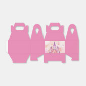 プリンセスキャッスルピンクの誕生日の親切箱 フェイバーボックス (折り畳みなし)