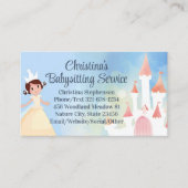 プリンセスキャッスルベビーシッター託児パーティー 名刺 (正面)